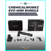 chemicalworkz EVO Mini Poliermaschinen Set mit Sonax Polituren BASIC