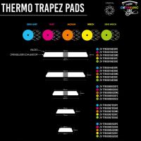 ZviZZer Thermo Trapez Pad 125mm sehr hart blau