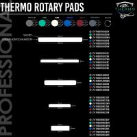 ZviZZer Thermo Rotary Pad Slim 75mm medium blau