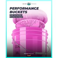 chemicalworkz Performance Buckets Wascheimer mit Deckel clear pink 5GAL