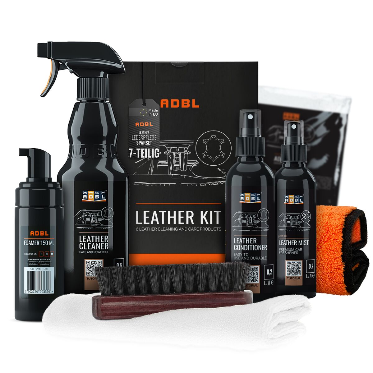 ADBL Leather Kit Lederpflegeset  waschguru Autopflege, 29,90 €